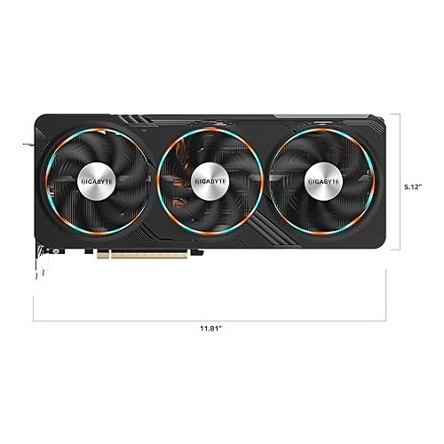 기가바이트 GIGABYTE GeForce RTX 4070 Super Gaming OC 12G Graphics Card, 3X WINDFORCE Fans, 12GB 192-bit GDDR6X, GV-N407SGAMING OC-12GD Video Card