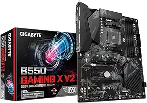 Gigabyte B550 Gaming X V2 (AMD Ryzen 5000/B550/ATX/M.2/HDMI/DVI/USB 3.1 Gen 2/DDR4/ATX/Gaming Motherboard)