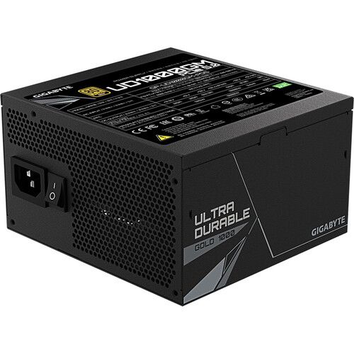 기가바이트 Gigabyte UD1000GM PG5 Rev. 2.0 1000W 80 PLUS Gold Modular Power Supply (Black)