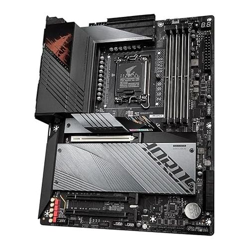 기가바이트 Gigabyte Z690 AORUS ULTRA ATX Motherboard - Supports 12th Gen Intel Core Processors (LGA 1700), 16+1+2 Digital VRM, DDR5-6200(OC) Memory, Fully Covered Thermal Design, 4x PCIe 4.0 M.2 & WIFI6 802.11ax