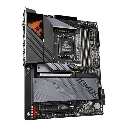 기가바이트 Gigabyte Z690 AORUS ULTRA ATX Motherboard - Supports 12th Gen Intel Core Processors (LGA 1700), 16+1+2 Digital VRM, DDR5-6200(OC) Memory, Fully Covered Thermal Design, 4x PCIe 4.0 M.2 & WIFI6 802.11ax