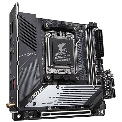 기가바이트 GIGABYTE B650I AORUS Ultra Mini-ITX AM5 Motherboard with DDR5, PCIe 5.0, Wi-Fi 6E, 5-Year Warranty