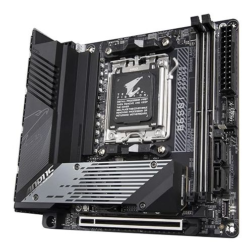 기가바이트 GIGABYTE B650I AORUS Ultra Mini-ITX AM5 Motherboard with DDR5, PCIe 5.0, Wi-Fi 6E, 5-Year Warranty