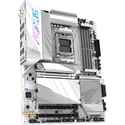 기가바이트 GIGABYTE X670E AORUS PRO X (AM5/ LGA 1718/ AMD/ X670E/ EATX/ 5-Year Warranty/ DDR5/ Quad M.2/ PCIe 5.0/ USB 3.2 Gen2X2 Type-C/WiFi 7/ Intel 2.5GbE LAN/Q-Flash Plus/EZ-Latch Plus/Motherboard)