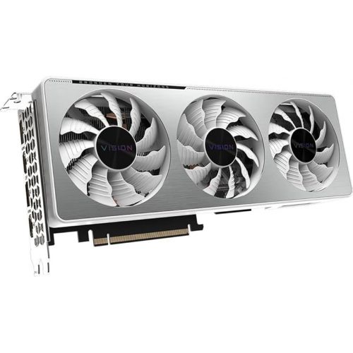 기가바이트 ANGIEHAIE Gigabyte GeForce RTX 3070 Vision OC 8G (REV2.0) Graphics Card, 3X WINDFORCE Fans, LHR, 8GB 256-bit GDDR6, GV-N3070VISION OC-8GD REV2.0 Video Card (Renewed)