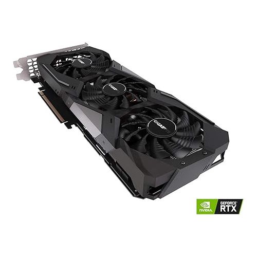 기가바이트 Gigabyte GeForce RTX 2070 Gaming OC 8G Graphics Card, 3X Windforce Fans, 8GB 256-Bit GDDR6, GV-N2070GAMING OC-8GC Video Card (Renewed)