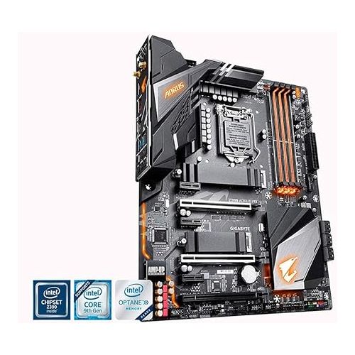 기가바이트 GIGABYTE Z390 AORUS PRO Wi-Fi (Intel LGA1151/Z390/ATX/2xM.2 Thermal Guard/Onboard AC Wi-Fi/RGB Fusion/Gaming Motherboard)