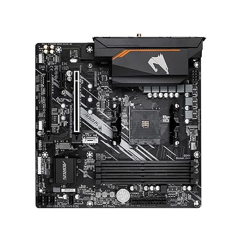 기가바이트 GIGABYTE B550M AORUS Elite AX (AM4/ AMD/ B550/ Micro ATX/Single M.2/ SATA 6Gb/s/USB 3.2 Gen 1/ Realtek GbE LAN/PCIe 4.0/ Motherboard)