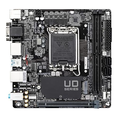 기가바이트 GIGABYTE H610I (H610/ Intel/LGA 1700/ Mini-ITX/ DDR5/ Single M.2/ PCIe 4.0/ USB 3.2 Gen1/ Intel GbE LAN Chip/Motherboard)