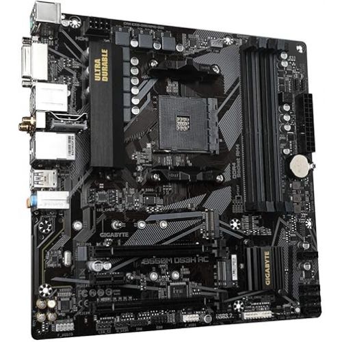 기가바이트 GIGABYTE B550M DS3H AC (AM4 AMD/B550/Micro ATX/Dual M.2/SATA 6Gb/s/USB 3.2 Gen 1/PCIe 4.0/HMDI/DVI/DDR4/Motherboard)