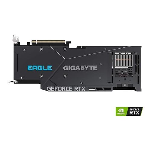 기가바이트 Gigabyte GeForce RTX 3080 EAGLE OC 10G Graphics Card, 3x Windforce Fans, 10GB 320-bit GDDR6X, GV-N3080EAGLE OC-10GD Video Card (Renewed)