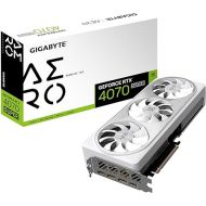 GIGABYTE GeForce RTX 4070 Super AERO OC 12G Graphics Card, 3X WINDFORCE Fans, 12GB 192-bit GDDR6X, GV-N407SAERO OC-12GD Video Card
