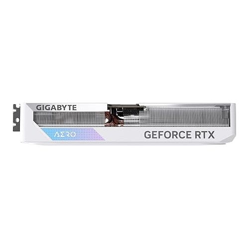 기가바이트 GIGABYTE GeForce RTX 4070 Super AERO OC 12G Graphics Card, 3X WINDFORCE Fans, 12GB 192-bit GDDR6X, GV-N407SAERO OC-12GD Video Card