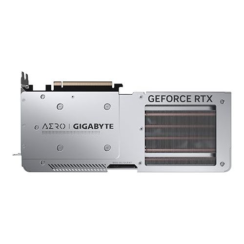 기가바이트 GIGABYTE GeForce RTX 4070 Super AERO OC 12G Graphics Card, 3X WINDFORCE Fans, 12GB 192-bit GDDR6X, GV-N407SAERO OC-12GD Video Card