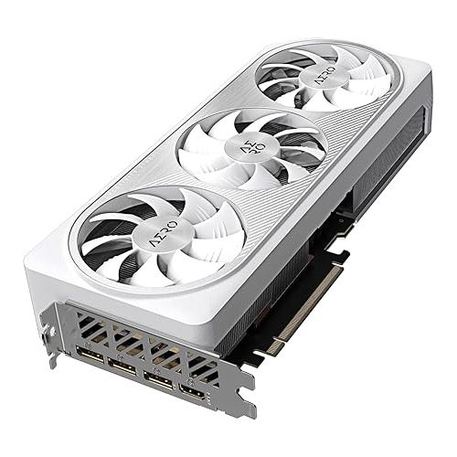 기가바이트 GIGABYTE GeForce RTX 4070 Super AERO OC 12G Graphics Card, 3X WINDFORCE Fans, 12GB 192-bit GDDR6X, GV-N407SAERO OC-12GD Video Card