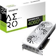 GIGABYTE GV-N406TAERO OC-8GD GeForce RTX 4060 Ti AERO OC 8G Graphics Card, 3X WINDFORCE Fans, 8GB 128-bit GDDR6, Video Card