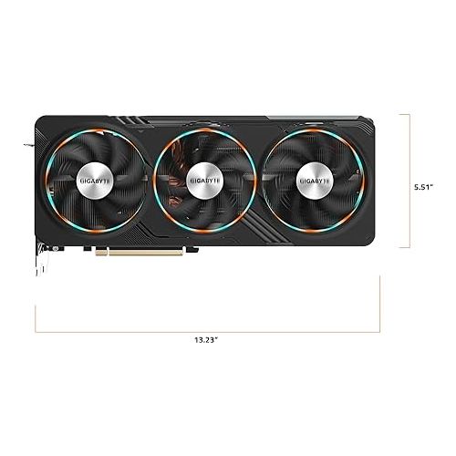 기가바이트 GIGABYTE GeForce RTX 4070 Ti Super Gaming OC 16G Graphics Card, 3X WINDFORCE Fans, 16GB 256-bit GDDR6X, GV-N407TSGAMING OC-16GD Video Card