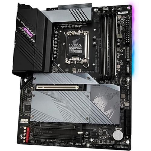 기가바이트 GIGABYTE Z690 AORUS Elite AX DDR4 (LGA 1700/ Intel Z690/ ATX/ DDR4/ Quad M.2/ PCIe 5.0/ USB 3.2 Gen2X2 Type-C/WiFi 6/2.5GbE LAN/Gaming Motherboard)