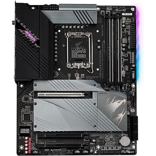 기가바이트 GIGABYTE Z690 AORUS Elite AX DDR4 (LGA 1700/ Intel Z690/ ATX/ DDR4/ Quad M.2/ PCIe 5.0/ USB 3.2 Gen2X2 Type-C/WiFi 6/2.5GbE LAN/Gaming Motherboard)