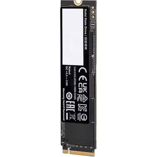 기가바이트 GIGABYTE AORUS Gen4 7300 SSD 1TB PCIe 4.0 NVMe M.2 Internal Solid State Hard Drive with Read Speed Up to 7300MB/s, Write Speed Up to 6000MB/s, AG4731TB