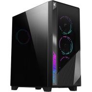 GIGABYTE AORUS C500 Glass - Black Mid Tower PC Gaming Case, Tempered Glass, USB Type-C, 4X ARBG Fans Included (GB-AC500G ST)