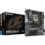 GIGABYTE B760 DS3H AC (rev. 1.0/1.1) LGA 1700 Intel B760 ATX Motherboard with DDR5, 2* M.2, PCIe 4.0, USB 3.2 Gen 2 Type-C, GbE LAN, Q-Flash Plus, PCIe EZ-Latch