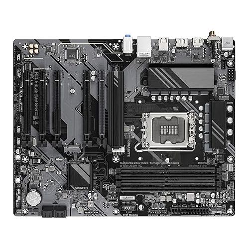 기가바이트 GIGABYTE B760 DS3H AC (rev. 1.0/1.1) LGA 1700 Intel B760 ATX Motherboard with DDR5, 2* M.2, PCIe 4.0, USB 3.2 Gen 2 Type-C, GbE LAN, Q-Flash Plus, PCIe EZ-Latch