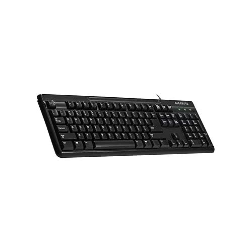 기가바이트 Gigabyte Keyboard and Mouse Combo Set Black GK-KM3100