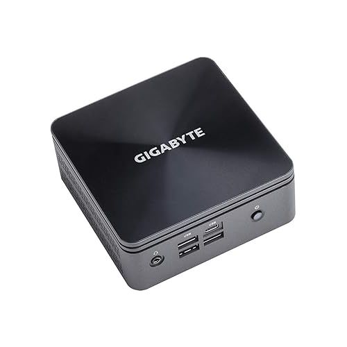 기가바이트 GIGABYTE BRIX GB-BRI5H-10210 (Ultra Compact Mini PC/Dual SO-DIMM DDR4/Intel UHD Graphics 620/6xUSB 3.2 Gen2/ Intel Wireless-AC 3168/HDMI (2.0A)/Dual Band WiFi & Bluetooth 4.2/Gigabit LAN/RS232 Com)