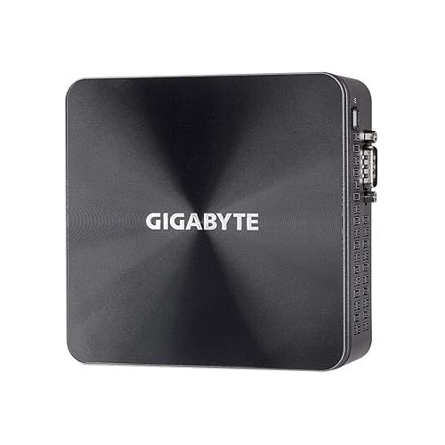 기가바이트 GIGABYTE BRIX GB-BRI5H-10210 (Ultra Compact Mini PC/Dual SO-DIMM DDR4/Intel UHD Graphics 620/6xUSB 3.2 Gen2/ Intel Wireless-AC 3168/HDMI (2.0A)/Dual Band WiFi & Bluetooth 4.2/Gigabit LAN/RS232 Com)