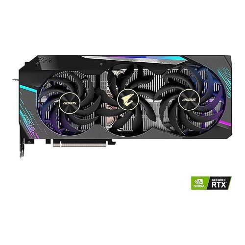 기가바이트 Gigabyte AORUS GeForce RTX 3080 Xtreme 10G (REV2.0) Graphics Card, Max Covered Cooling, LHR, 10GB 320-bit GDDR6X, GV-N3080AORUS X-10GD REV2.0 Video Card