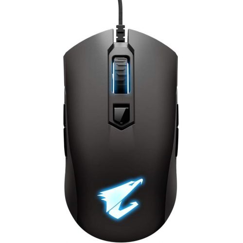 기가바이트 Gigabyte AORUS RGB 6400 DPI Optical Sensor Fully Programmable and Saved Onboard Gaming Mouse - GM-AORUS M4