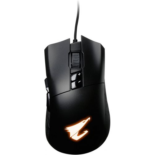 기가바이트 Gigabyte AORUS M3 Accurate 6400 DPI Optical Engine, Fully Programmable, Ergonomic Design, RGB Fusion Mouse GM-AORUS M3