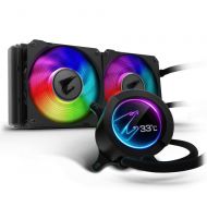 Gigabyte Liquid Cooling Aorus Liquid Cooler 280, All-in-one Liquid Cooler with Circular LCD Display, RGB Fusion 2.0, Dual 140mm ARGB FansAORUS 280