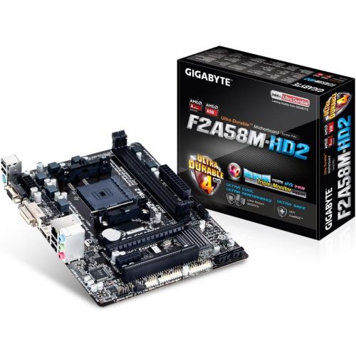 기가바이트 Gigabyte FM2+ / FM2 AMD A58 (Bolton D2) HDMI Micro ATX AMD Motherboard GA-F2A58M-HD2