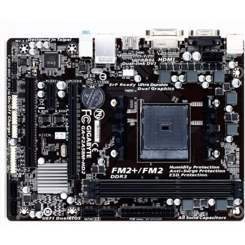 기가바이트 Gigabyte FM2+ / FM2 AMD A58 (Bolton D2) HDMI Micro ATX AMD Motherboard GA-F2A58M-HD2