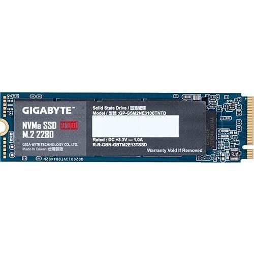 기가바이트 Gigabyte NVMe 1.3/M.2/PCIe 3.0x4/ 1TB SSD (GP-GSM2NE3100TNTD)
