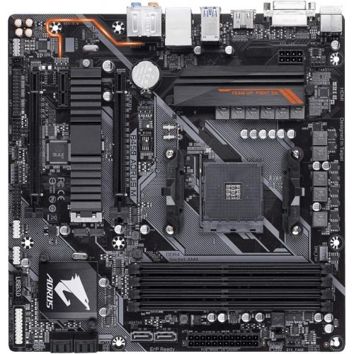 기가바이트 Gigabyte GB B450 AORUS M AM4 / B450 / DDR4 / S-ATA 600 / Micro ATX Socket - Black