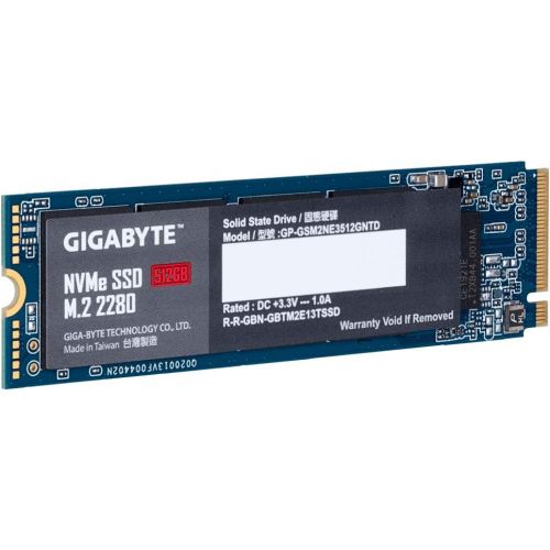 기가바이트 Gigabyte NVMe 1.3/ M.2/ PCIe 3.0x4/ 512GB SSD (GP-GSM2NE3512GNTD)