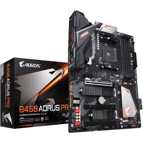 기가바이트 Gigabyte GB B450 AORUS PRO AM4 / B450 / DDR4 / S-ATA 600 / ATX Socket - Black