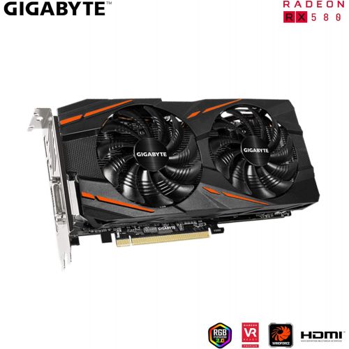 기가바이트 Gigabyte Radeon RX 580 Gaming 8GB Graphic Cards GV-RX580GAMING-8GD