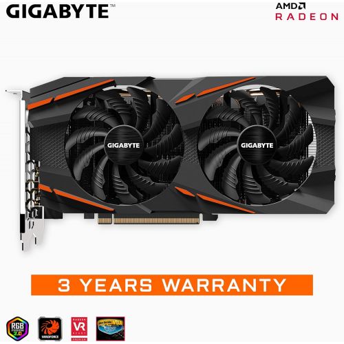 기가바이트 Gigabyte Radeon RX 580 Gaming 8GB Graphic Cards GV-RX580GAMING-8GD