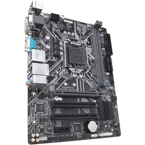 기가바이트 GIGABYTE H310M S2P 2.0 (LGA1151/ Intel/ H310/ Micro ATX/Ultra Durable/ 8118 Gaming LAN/ DDR4/ HDMI 1.4/ M.2/ DVI-D/Motherboard)