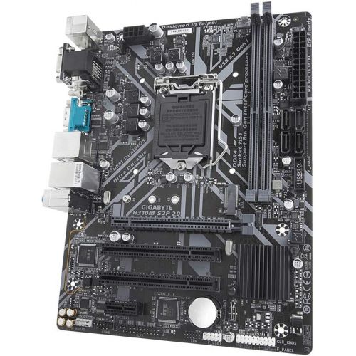 기가바이트 GIGABYTE H310M S2P 2.0 (LGA1151/ Intel/ H310/ Micro ATX/Ultra Durable/ 8118 Gaming LAN/ DDR4/ HDMI 1.4/ M.2/ DVI-D/Motherboard)
