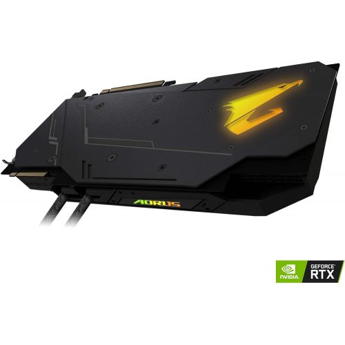 기가바이트 GIGABYTE AORUS GeForce RTX 2080 Ti Xtreme WATERFORCE 11G Graphics Card, 240mm AIO with RGB Fans, 11GB 352-bit GDDR6, Gv-N208TAORUSX W-11GC Video Card