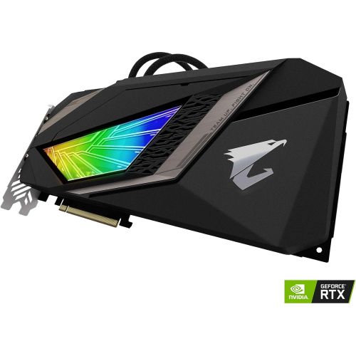 기가바이트 GIGABYTE AORUS GeForce RTX 2080 Ti Xtreme WATERFORCE 11G Graphics Card, 240mm AIO with RGB Fans, 11GB 352-bit GDDR6, Gv-N208TAORUSX W-11GC Video Card