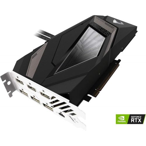 기가바이트 GIGABYTE AORUS GeForce RTX 2080 Ti Xtreme WATERFORCE 11G Graphics Card, 240mm AIO with RGB Fans, 11GB 352-bit GDDR6, Gv-N208TAORUSX W-11GC Video Card