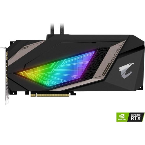 기가바이트 GIGABYTE AORUS GeForce RTX 2080 Ti Xtreme WATERFORCE 11G Graphics Card, 240mm AIO with RGB Fans, 11GB 352-bit GDDR6, Gv-N208TAORUSX W-11GC Video Card