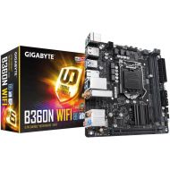 GIGABYTE B360N WiFi (LGA1151/Intel/B360/CNVi 802.11ac Wave2 2T2R Wi-Fi/Mini ITX/DDR4 Motherboard)