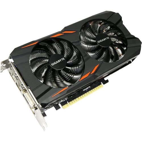 기가바이트 Gigabyte GTX 1050 Ti Windforce OC 4GB GDDR5 128-bit PCI-E Graphic Card (GV-N105TWF2OC-4GD)